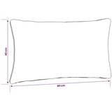  Jastučić za leđa (1 kom) PUTTEN 100% poliester Crvena - Crvena (poliester) 80 x 40 x 15 cm 1 | shoptok.hr
