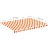  Zamjenska tkanina za tendu žuto-narančasta 4 x 3 m | Eponuda.com