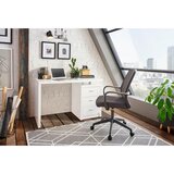 Hom`in pisalna miza kovina, leseni material bela, barve kroma | Shoptok.si