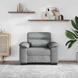 SOFA fotelja svijetlosiva 100x81x84 cm tkanina | Shoptok.si