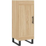  Visoka komoda hrasta sonome 34,5x34x180cm od konstruiranog drva | shoptok.hr