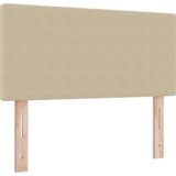 Box Spring Krevet s Madracem &amp LED Svjetlom Zeleno Sivo 100x200 cm Tkanina od Žoržeta | shoptok.hr