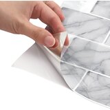  Subway pločica 20 pcs Bijeli mramor 30 x 30 cm Poliuretan i PET | shoptok.hr