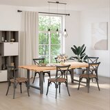  Noge za blagovaonski stol antracit boje 2 kom 90 x (72-73) cm čelik | shoptok.hr