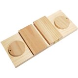 Duvo interaktivna lesena igrača za glodalce dan - 28 x 12 x 2,5 cm cene