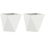  Sadilica 2 pcs Bijelo 50 x 50 x 50 cm Čelik | Eponuda.ba