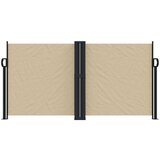  Zložljiva stranska tenda bež 120x1000 cm | Shoptok.si