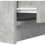 vidaXL Nočne omarice z 2 predaloma 2 kosa betonsko siv 38x34x80 cm | Shoptok.si