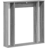  Okvir za kamin Siva Sonoma 100 x 20 x 100 cm Konstruirano drvo Slike