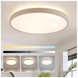  Brilagi - LED prigušiva svetiljka GLASS POOL DOUBLE LED/80W/230V 60 cm bež + daljinski upravljač | Eponuda.com