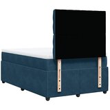Box spring krevet s madracem tamnoplavi 120 x 200 cm baršunasti | shoptok.hr