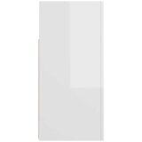 vidaXL Komoda s LED svjetlima visoki sjaj bijela 80 x 35 x 75 cm | shoptok.hr