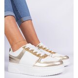 Gemre Golden women's sneakers with a thick sole Dolla | Shoptok.si