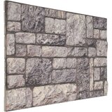  Zidne panele 10 pcs Siva i bijela 100 x 50 cm EPS pjena - Siva i bijela | shoptok.hr