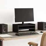vidaXL Stalak za monitor crni 42 x 24 x 16 cm od konstruiranog drva | shoptok.hr