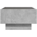  Stolić za kavu LED siva boja betona 50x50x30 cm drveni | shoptok.hr