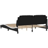  Okvir za krevet Viana bez madraca crno-bijeli 180x200cm umjetna koža | shoptok.hr