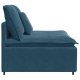  Modularna sofa s jastucima plava 100 cm - Plava Središnja sofa | shoptok.hr