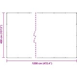  Pokrov za biljke *Transparent*an 4 x 12 m PVC | shoptok.hr
