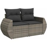  4-dijelni set vrtnih sofa od poliratana s jastucima sivi | shoptok.hr
