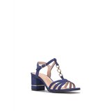 La Modeuse Sandali & Odprti čevlji 74156_P175434 Modra Cene