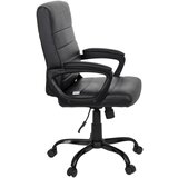 MID.YOU Pisarniški Stol Ergosmooth Big, Črna | Shoptok.si