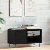 vidaXL kabinet za vinile Crni hrast Konstruirano drvo Srednji LP kabinet Cijene
