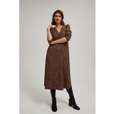 Moodo Midi dress with leopard pattern | shoptok.hr