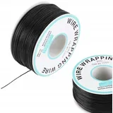 Kynar Kabel AWG 0,25 Mm Črn – Niskonapetostni Kabel 200 M, Kositerana Baker, PVC Izolacija, 300 V, Do 105 °C, (5000243706)
