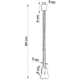 Nice Lamps Bijela viseća svjetiljka ø 15 cm Rene – | shoptok.hr