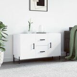 The Living Store Komoda bela 100x36x60 cm inženirski les - Komoda, (21662782) | Shoptok.si