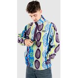 Dravus Echo Half-Zip Pulover iz flisa blue / green Cene