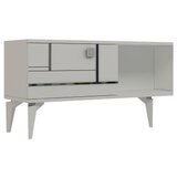 Hanah home TV polica Madera White Silver