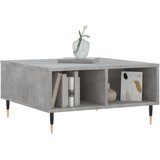  Stolić za kavu siva boja betona 60x60x30 cm konstruirano drvo | shoptok.hr