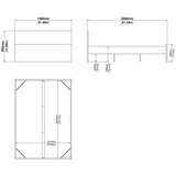 Tvilum Bračni krevet u dekoru hrasta bez podnice 140x200 cm u prirodnoj boji Naia – | shoptok.hr
