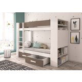 ADRK Pograd GARET za 2 osebi z vzmetnicama 94 cm - BELA-HRAST TARTUF | Shoptok.si