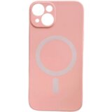 Silikonska futrola magnetic za iphone 14 puder-roze