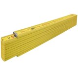 STABILA Ravnalo Tip 407, 2 m, žuto, metričko mjerilo, funkcija kuta, mjerač od drva s PEFC certifikatom, spojevi od čeličnog lima s integriranom čeličnom oprugom Holz-Gliedermaßstab Type 40... | Eponuda.ba