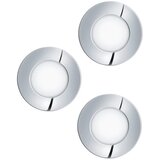 TWEEN LIGHT Eglo 98635 - SET 3x LED kupatilsko svetlo FUEVA, LED/2,8 W/230 V, IP44, hrom | Eponuda.com