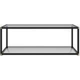 Maison Chic Klubska mizica - kavna mizica - Nizka mizica prozorna 100x50x35 cm kaljeno steklo, (21755204) | Shoptok.si