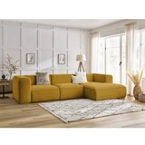 Bobochic Paris Oker rumena kotna sedežna garnitura iz tkanine bouclé (desni kot) Zephyr – | Shoptok.si