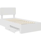  Okvir za krevet Bijelo 90 x 190 cm Konstruirano drvo | shoptok.hr