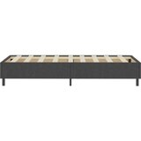 Krevet od tkanine s oprugama tamnosivi 100 x 200 cm | Eponuda.com