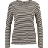 Smith&Soul Majica temno rjava / bela | Shoptok.si