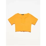 Dilvin Blouse - Orange - Regular fit
