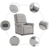  Naslonjač na podizanje od tkanine oblačnosivi | shoptok.hr