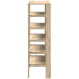  Stalak za cipele boja hrasta 61x32x105 cm konstruirano drvo | Eponuda.com