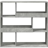 vidaXL Regal za knjige boja betona 100x33x94,5 cm konstruirano drvo | shoptok.hr