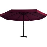  Vrtni suncobran s aluminijskom šipkom 500 cm bordo | shoptok.hr
