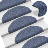 vidaXL samoljepljivi Otirač za Stepenice 15 kom Igličasti 65x21x4 cm Plavi Cijene